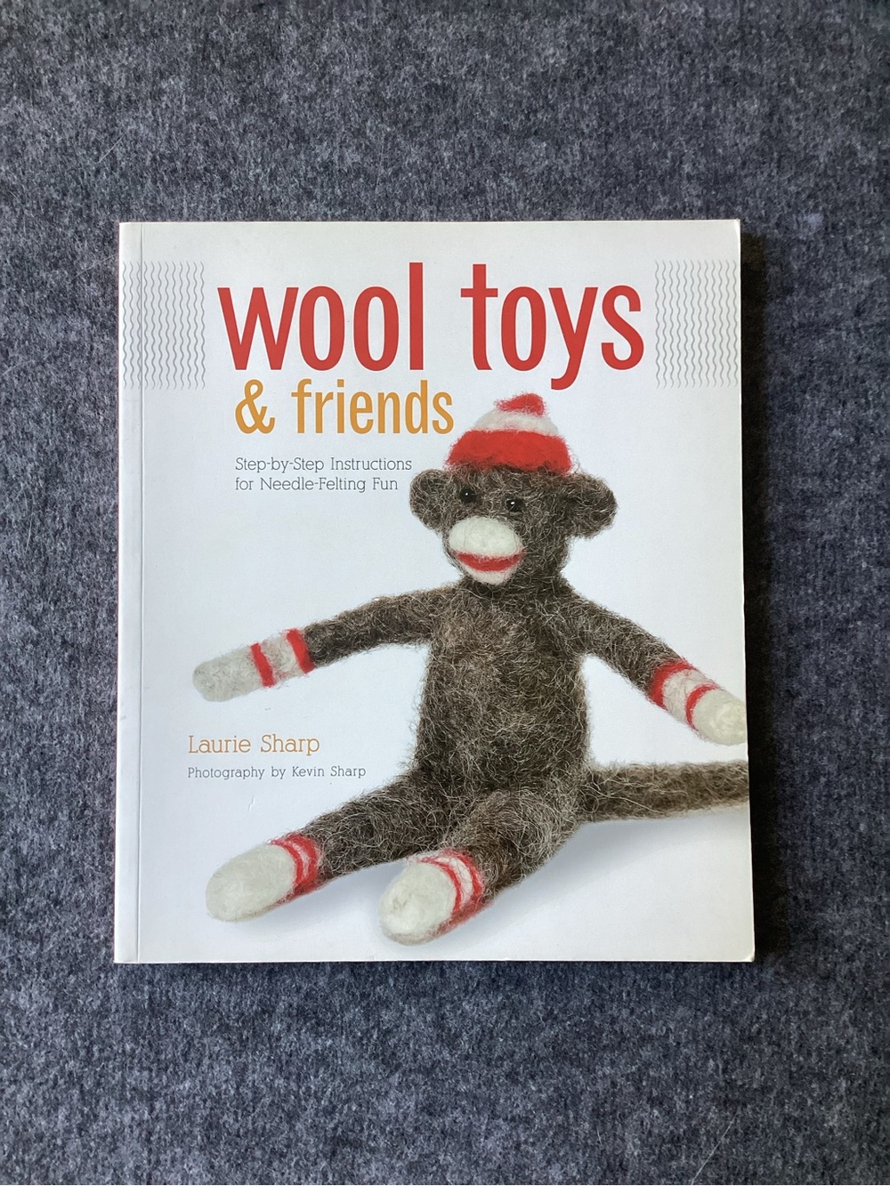 Wool Toys & Friends Needle-Felting Book - Brown/Red